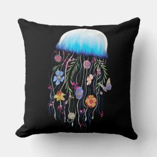 Floral Jellyfish Cushion