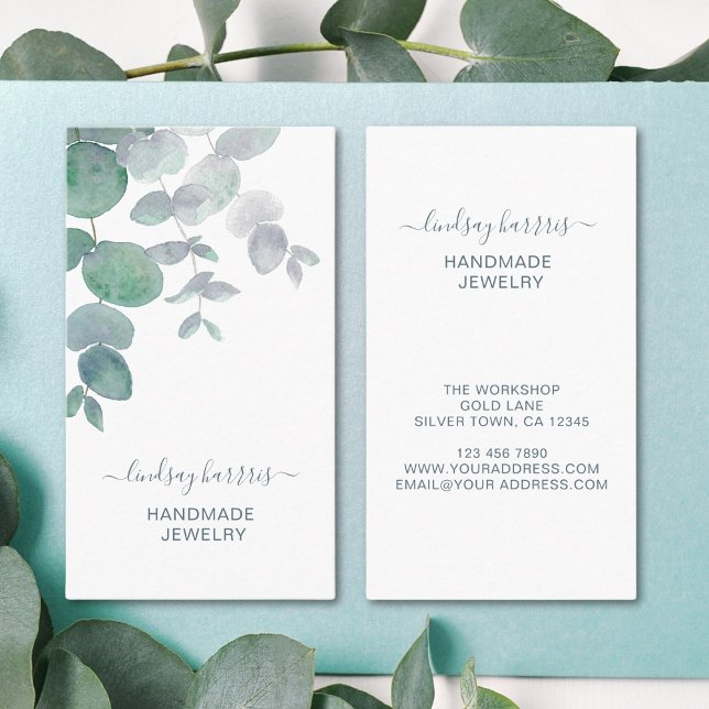 Floral Jeweller Business Card (Creator Uploaded)