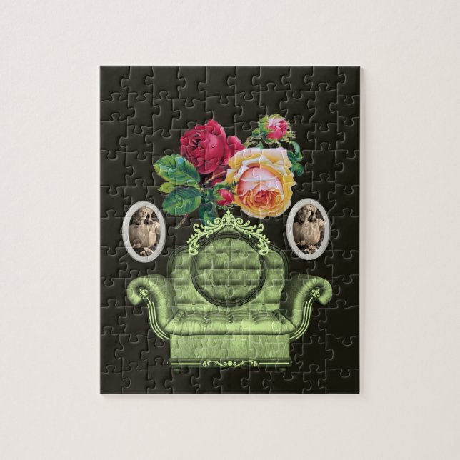 Floral Jigsaw Puzzle (Vertical)