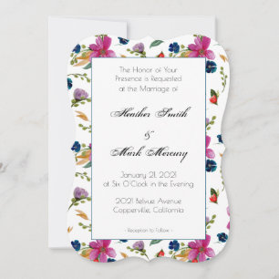 Floral Joyeaux Signature Invitations