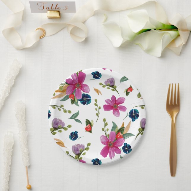 Floral Joyeaux Signature Plates (Wedding)
