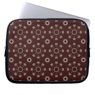 Floral Kabul Coffe Laptop Sleeve