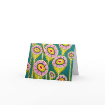 "Floral Kaleidoscope" Card