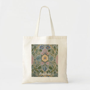 Floral Kaleidoscope Personalised Tote Bag