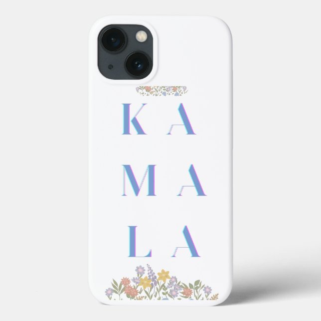 Floral Kamala Harris iPhone / iPad case (Back)