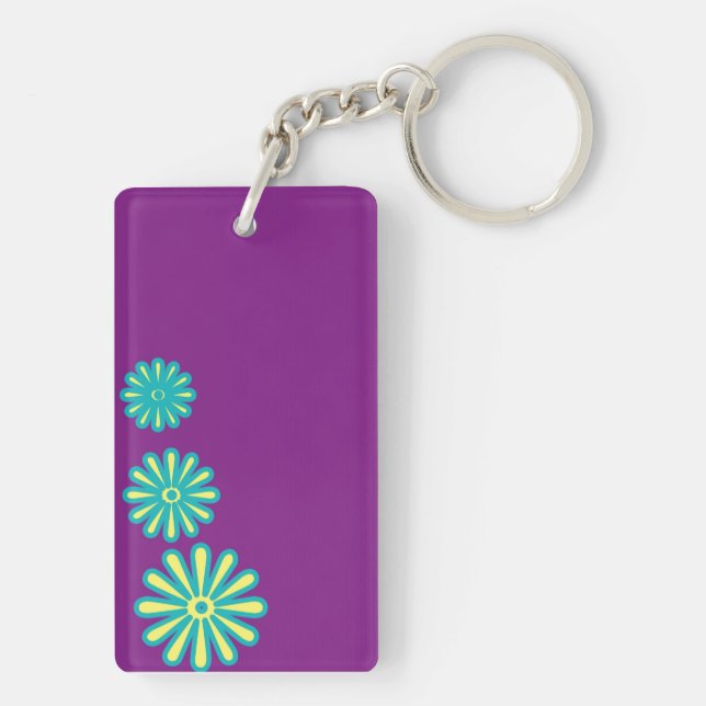 floral key ring (Back)