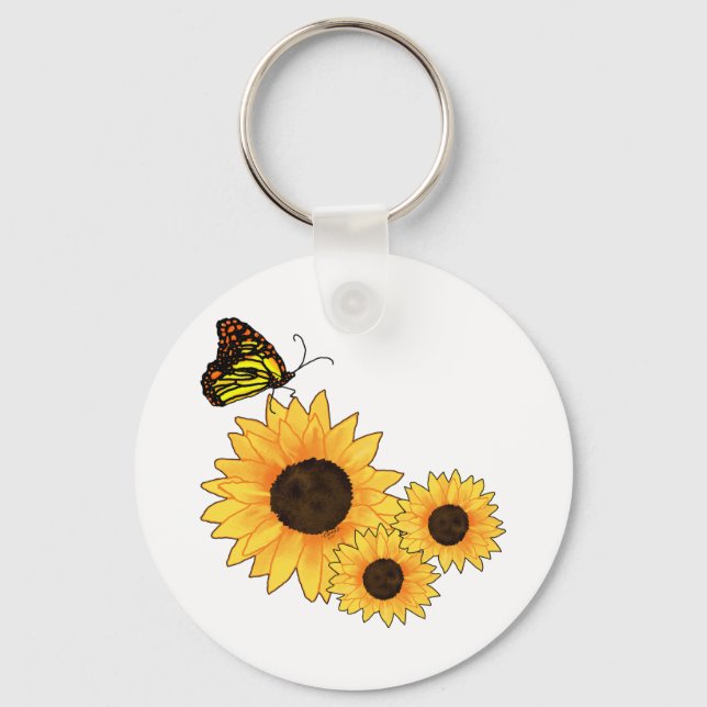 Floral Key Ring (Front)
