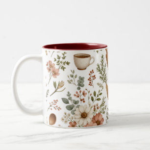 Floral Kitchen Accent Mug