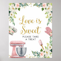 Floral Kitchen Bridal Shower Love Is Sweet