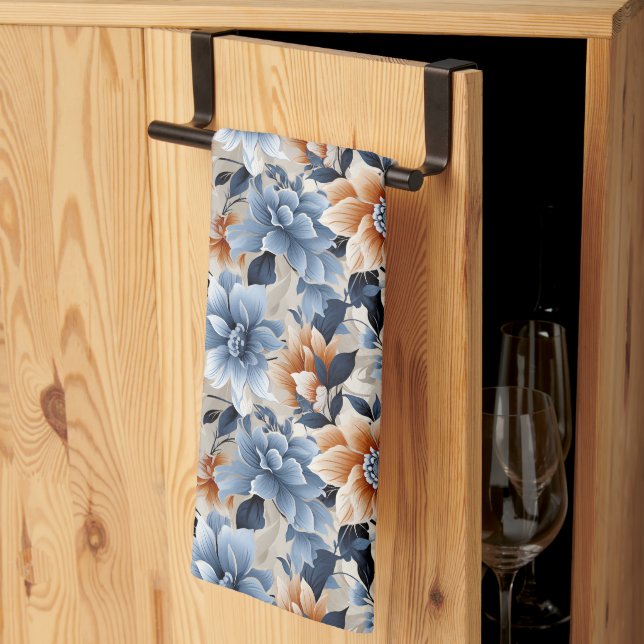 Floral Kitchen Towel (Thirds Fold)