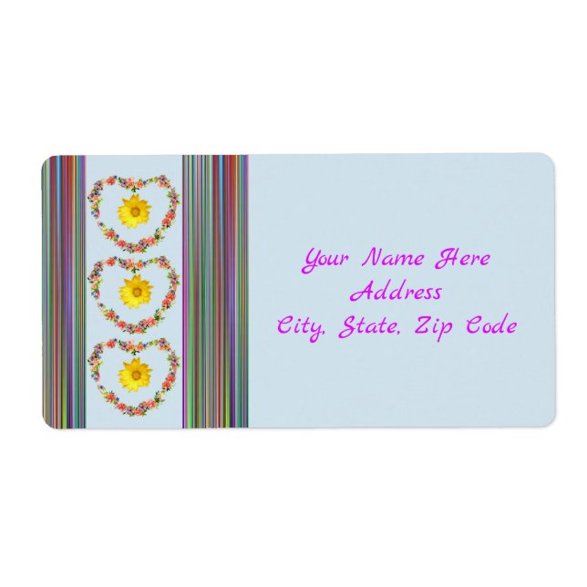 Floral Labels (Front)