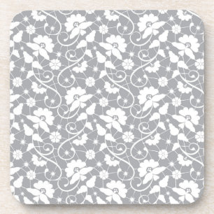 Floral Lace Pattern Coaster