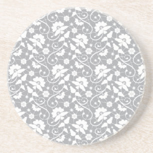 Floral Lace Pattern Coaster