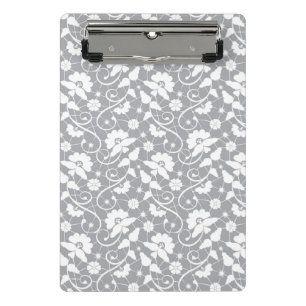 Floral Lace Pattern Mini Clipboard