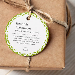 Floral Lace Teacher Mentor Appreciation Thank You Favour Tags