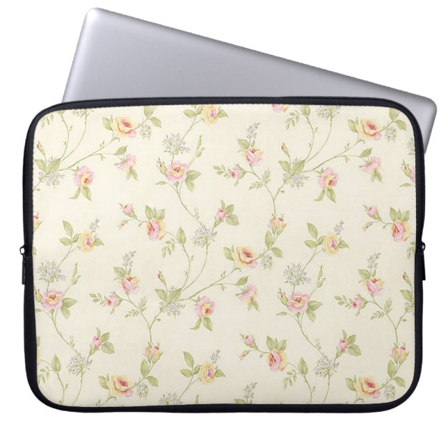 Floral Laptop Sleeve (Front)