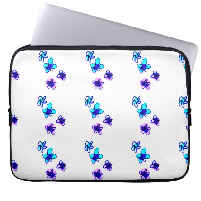 Floral  laptop sleeve (Front)