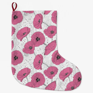 Floral Large Christmas Stocking