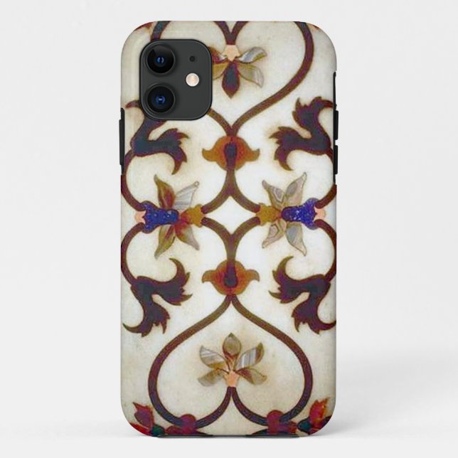 Floral Lattice Design Case-Mate iPhone Case (Back)