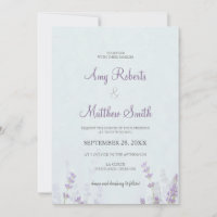 Floral Lavander Wedding