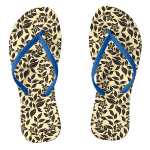 Floral Leaves Pattern-47466 Thongs