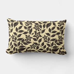 Floral Leaves Pattern-47566 Lumbar Cushion