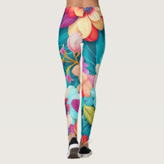 floral leggings