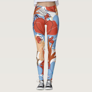 floral leggings