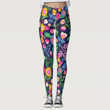 Floral leggings