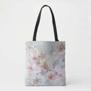 Floral Leopard Fashion Tote