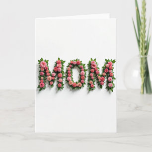 Floral Letter Love Card