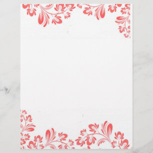 Floral Letterhead
