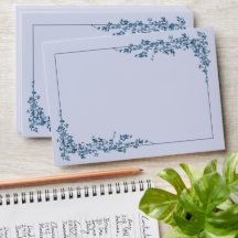 floral light blue contrast