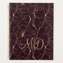 Floral Line Art Luxe Office Supply