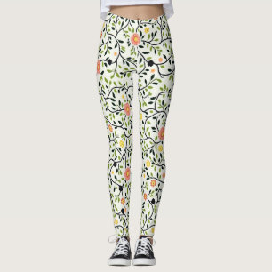 Floral Lines Leggings