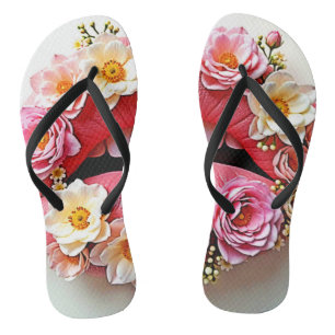 Floral Lips Artistry Thongs