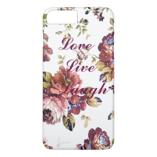 Floral Love Live Laugh iPhone Case