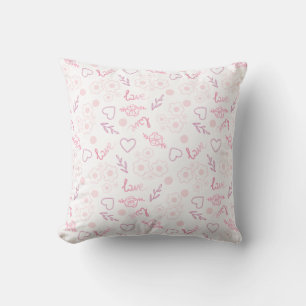 Floral Love Pattern Cushion