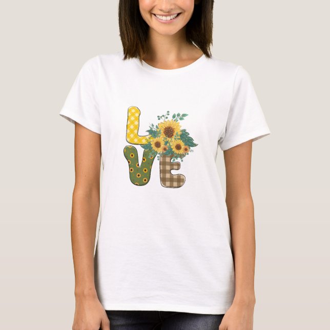 Floral Love T-Shirt (Front)