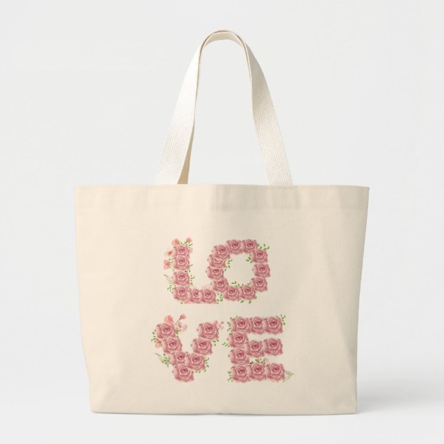 Floral Love Tote Bag (Front)