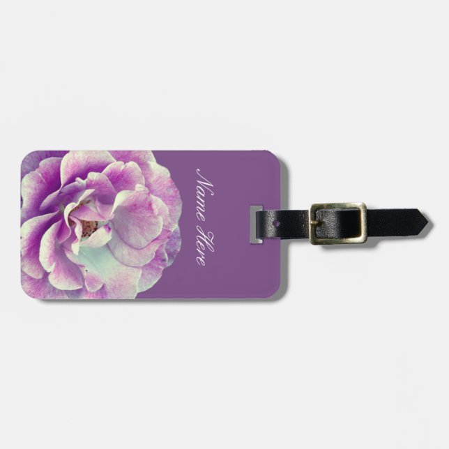 Floral Luggae Tags (Front Horizontal)
