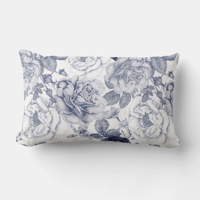 Floral Lumbar Cushion (Front)