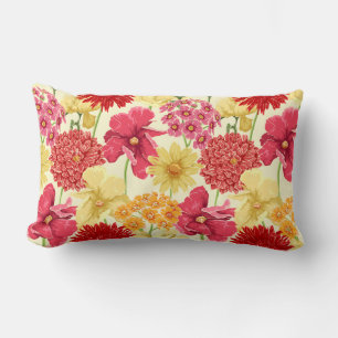 Floral Lumbar Cushion