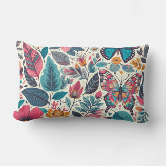 Floral Lumbar Cushion