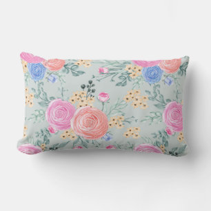 Floral Lumbar Pillow