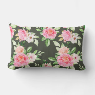 Floral Lumbar Pillow