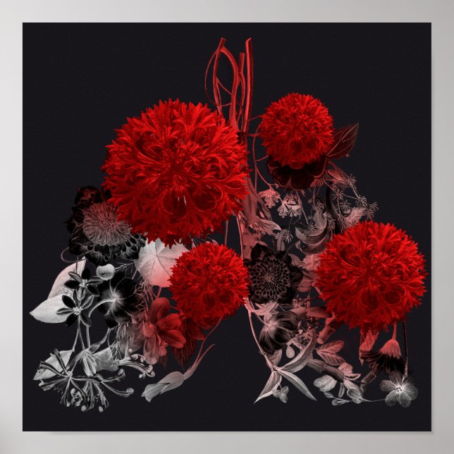 Floral Lungs Poster (Front)