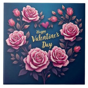 Floral Luxury Beautiful Love Popular Collection Ceramic Tile