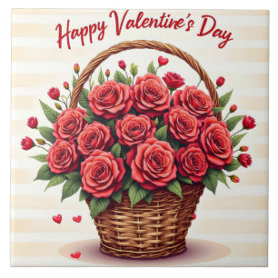 Floral Luxury Beautiful Love Trendy Collection Ceramic Tile