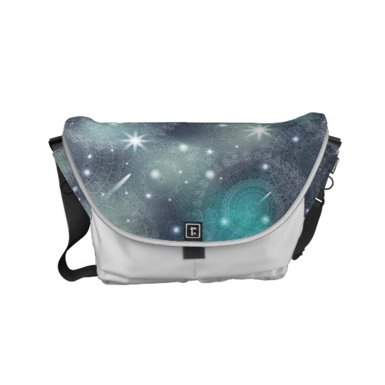 Floral luxury mandala pattern commuter bag